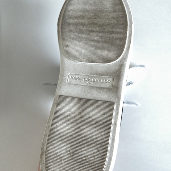 Karl Lagerfeld Black Sneakers with Heart and Cat Accents - Picture 7 of 9